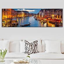 Венеция водный городок 5D алмазная картина полный квадрат/Круглая Мозаика Вышивка крестом Алмазная вышивка городской пейзаж для домашнего декора, 2024 - купить недорого