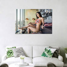 Сексуальная азиатская девушка настенные художественные плакаты и принты картины на холсте Настенная картина для декора гостиной 2024 - купить недорого