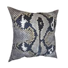 Python Snake Skin Texture Design Square Pillow Case Polyester Decorative Pillow Animal Fur Pattern Custom Cushion Covers 2024 - buy cheap