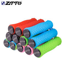 ZTTO 1 Pair Push Bike Pure Silicone Durable Gel Shock Proof Bicycle Grips with Bar end For MTB Mountain Bike Bicycle Parts 2024 - compre barato