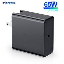 Black 65W Type C PD Quick Charge 61W Power Delivery Wall Fast Laptop Charger for MacBook iPhone iPad Google Pixelbook Huawei Q6 2024 - buy cheap