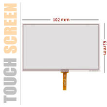 4.3''Inch TouchScreen 4 Wire 102mm*62mm for GPS Navigator Resistance Handwritten Touch Panel Screen Glass Digitizer Repair 2024 - buy cheap