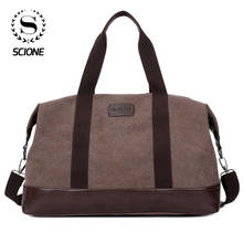 Scione-bandolera clásica de lona Unisex, bolso de mano clásico cruzado, informal, sólido, de gran capacidad 2024 - compra barato