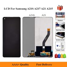 Pantalla LCD para Samsung Galaxy A21S A217 2020/A21 A215 2020, montaje de digitalizador con pantalla táctil, herramientas de reparación de repuesto 2024 - compra barato
