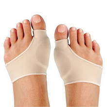1 пара Bunion протектор Силиконовый гелевый рукав вальгусный корректор накладки большого пальца ноги ортопедический разделитель для ноги массаж 2024 - купить недорого