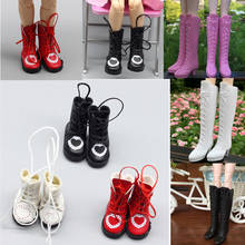 1 пара ботинок для куклы Blyth подходит для куклы Барби Licca Jenny Azone Momoko BJD модная мини-обувь высокого качества аксессуары для куклы Diy игрушка 2024 - купить недорого