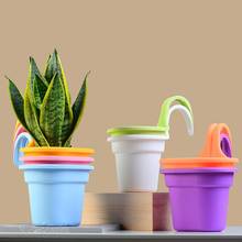 Vaso de flores com gancho, mini vaso de flores para jardim, vaso para plantas suculentas 2024 - compre barato