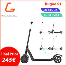 CN DDP KUGOO S1 Electric Adult Scooter 3 Speed Modes e Scooter Electric Skateboard 350W 30KM/H Motor LCD Display Screen 2024 - buy cheap