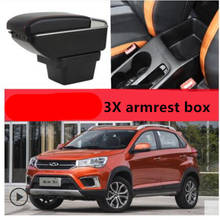 For Chery Tiggo 3X armrest box central Store content box with cup holder ashtray decoration With USB interface 2024 - buy cheap