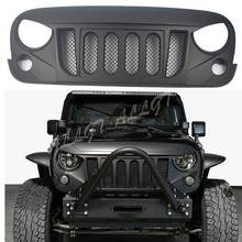 Front Grill upper Bumper /Exhaust Muffler System For Jeep Wrangler JK 2007 2008 2009 2010 2011 2012 2013 2014 2015 2016 2017 2024 - buy cheap