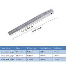 Calibre rígido para solda, ferramenta de medição de cunha, 1-15mm, 0.5-10mm, 0.4-6mm, 63ha 2024 - compre barato
