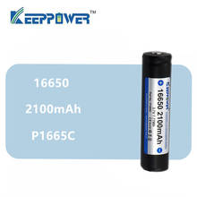 1pcs original KeepPower 16650 battery 2100mAh protected batteries lithium rechargeable battery P1665C 3.7V drop shipping 2024 - buy cheap