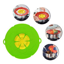 1pcs Silicone Lid Spill Stopper Cover for Pot Pan Kitchen Accesories Reusable Fresh Keeping Bowl Cover Cookware Kitchen Gadgets 2024 - buy cheap