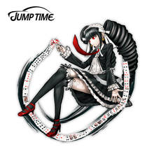 Jump Time 13 x 11.8cm For Danganronpa Celestia Ludenberg Anime Personality Vinyl Car Sticker Car Accessories Decals Waterproof 2024 - buy cheap