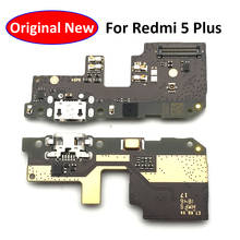 Для Xiaomi Redmi 5 Plus USB зарядный порт док-разъем гибкий кабель с микрофонной платой 2024 - купить недорого