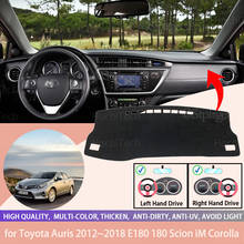 Para Toyota Auris 2012 ~ 2018 IM E180 180 Scion Corolla Anti-Slip Cover Dashboard Almofada Protetora Acessórios Do Carro Toldo Tapete 2024 - compre barato