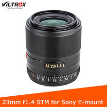 VILTROX 23mm f1.4 Auto Focus lens APS-C Compact Large Aperture Lens for Sony E-mount Camera a6100 a6500 a7RII a7III a7RIII a7RIV 2024 - buy cheap