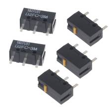 5Pcs Original D2FC-3M 0.74N Yellow Dot Mouse Micro Switch Universal with 7N 10m 20m OF 2024 - buy cheap
