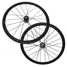 700C 38 мм 25 мм u-образный клинчер трубчатые карбоновые трековые колеса для велосипеда фиксированная передача набор колес с NOVATEC A165SB A166SB ступица 2024 - купить недорого