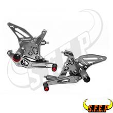 CNC Adjustable Footrest Rear Sets Rearsets For Ducati 899 1199 1299 Panigale 2024 - buy cheap
