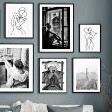 Paris Woman Read Money Shop Window Model Wall Art Canvas Painting Nordic Posters And Prints Wall Pictures For Living Room Decor 2024 - buy cheap