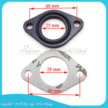 25mm Carburetor Manifold Intake Pipe Gasket Spacer Seal Pit Dirt Bike CRF XR TTR KLX 50 Moped Scooter Atv 2024 - buy cheap