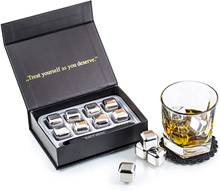 Exclusive Whiskey Stones Gift Set - High Cooling Technology - Reusable Ice Cubes - Stainless Steel Whiskey Ice Cubes 2024 - buy cheap