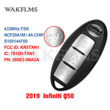 S180144700 For INFINITI Q50 2019 2020 Passive Keyless Entry Go Proximity Smart Car Remote Key Fob KR5TXN1 285E3-5NA2A 2024 - buy cheap