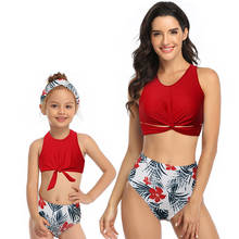 Bikini de marca para meninas de 3 a 12 anos, conjunto com duas peças, roupa de banho feminina para a praia, para crianças de 3 a 12 anos 2024 - compre barato
