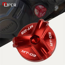 With LOGO mt-03  Oil Filler Cover Engine Plug Screw Cap  For YAMAHA MT03  mt 03 2016 2017 2018 2019 2020 2024 - buy cheap