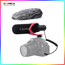 Comica-Micrófono de vídeo V30 PRO, condensador direccional, entrevista, grabación, para cámara DSLR Canon, Nikon, Sony (con parabrisas) 2024 - compra barato