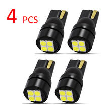 4pcs T10 Lamps Bulbs Wedge Lights Smd Led 3030 4Smd White Blue Yellow Green Red 2024 - buy cheap