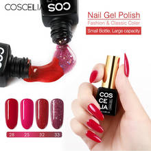 COSCELIA 8ml Nail Gel Polish 40 Colors Nail Polish Varnish Top Base Coat For Nails Art Semi Permanent UV Gel Manicure Tools 2024 - buy cheap