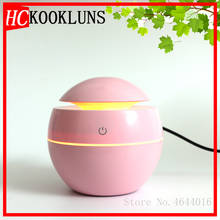 130ml Ultrasonic Humidifier USB Aroma Diffuser Touch Control Mini Air Humidifier LED Light Aromatherapy Diffuser Mist Maker 2024 - buy cheap