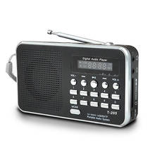 Radio FM t-205, altavoz portátil con tarjeta HiFi, Digital, Multimedia, MP3, música, blanco, Camping, senderismo, deportes al aire libre, gran oferta 2024 - compra barato