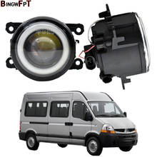 2pcs Car Accessories H11 LED Fog Light Angel Eye DRL Daytime Running Light 30W 12V For Renault Master II 1998-2010