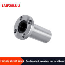 Cojinete lineal LMF20LUU para impresora 3D CNC, cojinete de reborde redondo y largo, eje lineal, 1 ud. 2024 - compra barato