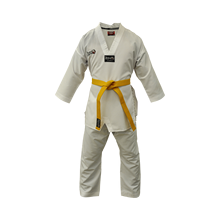 New Cotton White Taekwondo Uniform Children Adult Taekwondo Dobok With Belt Sports Gym Judo Karate Suit Taekwondo Equipment 2024 - buy cheap