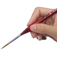 9 Pcs/Set art Fine Hand Painted Thin Hook Line Pens red Supplies Drawing Art Pen Paint Brush Brush Painting Student Art Supply 2024 - buy cheap