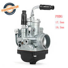 Motorcycle new Carb PHBG Carburetor For 50-100cc Engine 2 stroke 17.5mm 19.5mm racing motor PHBG17.5 PHBG19.5 Dellorto Model 2024 - buy cheap