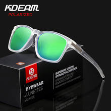 KDEAM Polarized Sunglasses For Men/Women Classic Brand Sun glasses Coating Mirror Lens Translucent temple Driving Eyewear 2024 - buy cheap