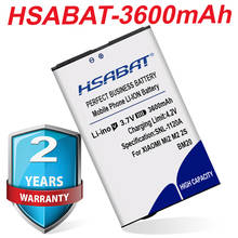 BM20 original HSABAT 100% New Top Brand Battery for XIAOMI M2 MI2 M2S MI2S 3600mAh 2024 - buy cheap