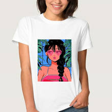 Camiseta japonesa de verão, roupas para mulheres, desenho animado, gráfico, criativa, camiseta feminina, ulzzang harajuku, kawaii, streetwear 2024 - compre barato
