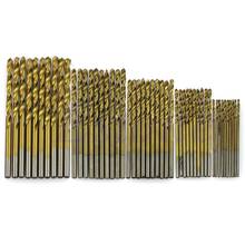 1/1.5/2/2.5/3mm Titanium Coated HSS High Speed Steel Drill Bit Set Tool 50Pcs 2024 - buy cheap