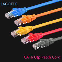 Cable redondo Ethernet CAT6 UTP, Cable de red RJ45, parche, Lan, hecho en China, 3,2 pies, 1M, 10 unids/lote, 100cm 2024 - compra barato