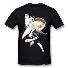 Men Clothing Captain Tsubasa About Football Anime T-Shirt Juan Diaz Fashion Cotton Men Tshirt Harajuku Streetwear 2024 - buy cheap