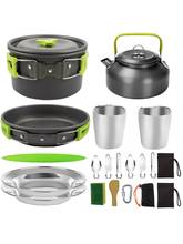 Camping Cookware Set Outdoor Cooking Mess Kit for Hiking Picnic 2024 - buy cheap