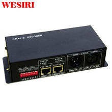 Controlador DMX512 RGB de 3 canales, decodificador DMX512 de corriente constante de 350MA, de alta potencia, para tira LED RGB 2024 - compra barato