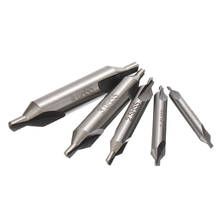 5pcs HSS Combined Center Drills Countersinks Angle Bit Set 1/1.5/2/2.5/3/5mm Metal Drill Bit Pilot Bit Industrial Tool 2024 - buy cheap