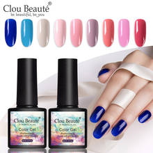 Clou Beaute-esmalte de uñas en Gel, laca de decoración UV LED, serie Azul, café, 114 colores, 8ml 2024 - compra barato